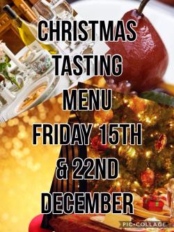 Christmas Tasting Menu 2017
